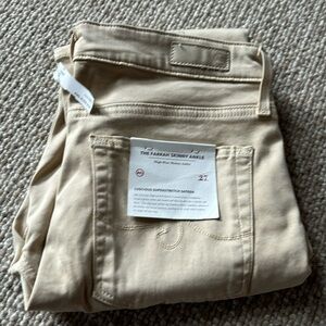 Never worn AG Farrah skinny ankle, high-rise jean/pant